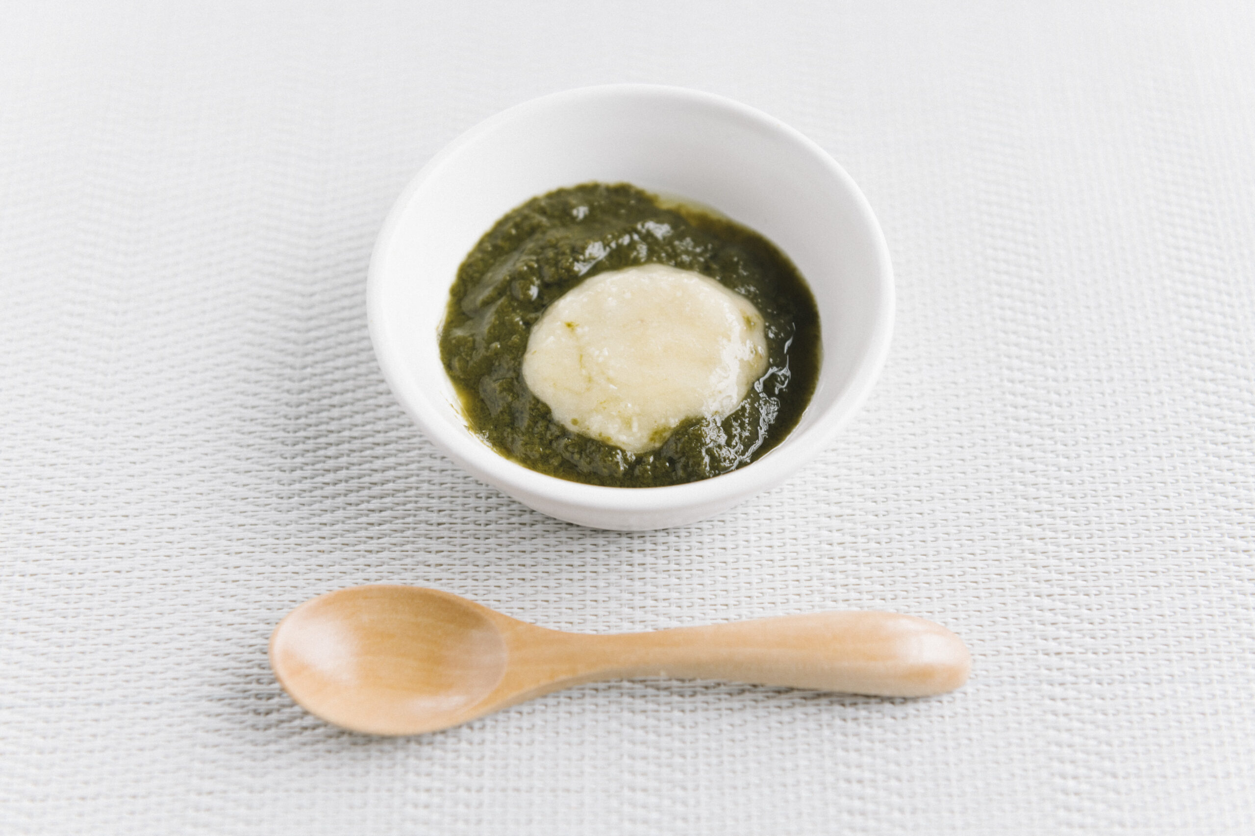 ほうれん草とバナナのとろとろ
